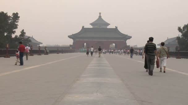 Templo do Céu em Pequim China — Vídeo de Stock